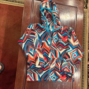 Patagonia Kids' Vibrant Patterned Fleece Jacket